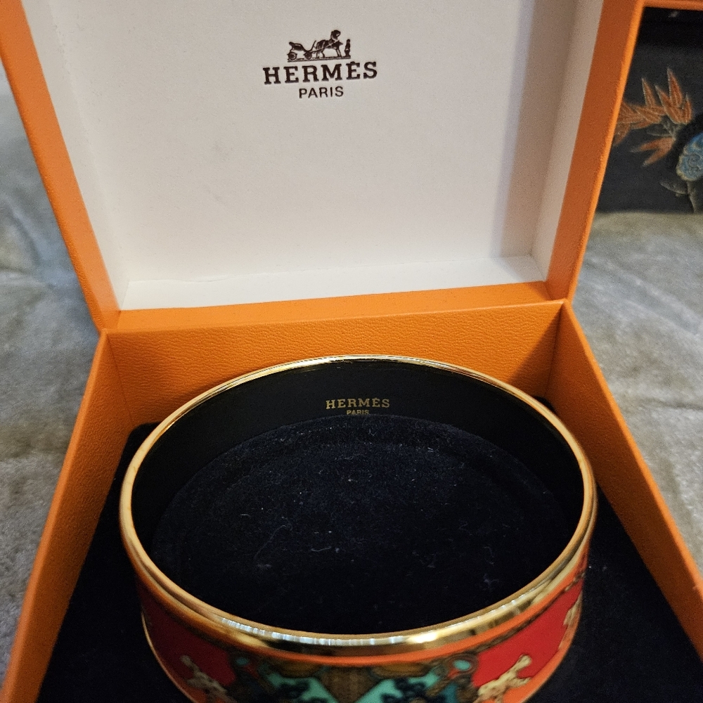 Authentic vintage Hermes Safari Bangle - Picture 4 of 6